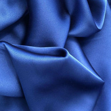 Тканина плательна атлас Isabella синя