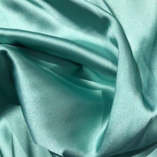 Тканина платтяна атлас Isabella бірюза