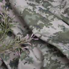 Тканина костюмна саржа пиксель ЗСУ