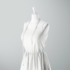 Тканина костюмна коттон бавовна стрейч Hugo Boss R молоко