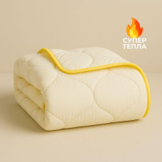 Ковдра Попкорн зимова IDEIA 140х210 см з кукурудзяним наповнювачем, антиалергенна, супер тепла
