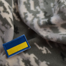 Тканина фліс антипілінг піксель принт ЗСУ