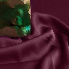 Тканина атлас шовк Vanessa ваніль однотонний, Туреччина, Туреччина, атлас, для суконь, 100%поліестер, поліестр, бордо, 1,40