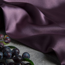 Тканина костюмно-плательна Атлас Голлівуд лілово сірий