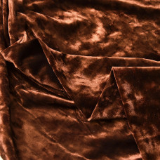 Тканина оксамит Li V-27 коричневий