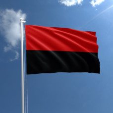 Прапор УПА 90x135 см IDEIA Української Повстанської Армії, червоно-чорний, символ боротьби та незламності