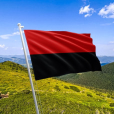 Прапор УПА 90x135 см IDEIA Української Повстанської Армії, червоно-чорний, символ боротьби та незламності