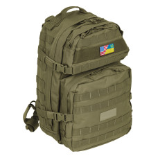 Шеврон на липучці України та США подвійний Україна та Америка 5х8 см вишитий патч нашивка