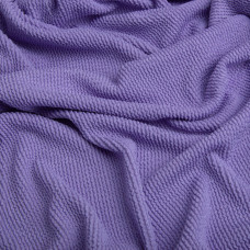 Тканина трикотаж біфлекс фактурний гофрований жатка бузок