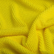 Тканина трикотаж біфлекс фактурний гофрований жатка лимон