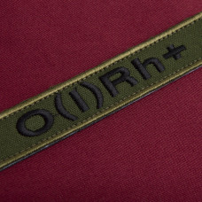 Шеврон на липучці група крові 1+ 2х12 см для позначення групи крові військова нашивка патч для одягу перша