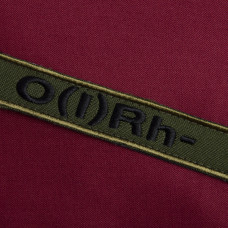 Шеврон на липучці група крові 1- 2х10 см для позначення групи крові військова нашивка патч для одягу