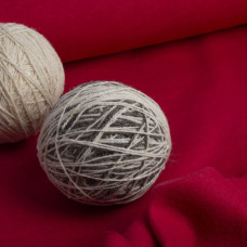 Тканина трикотаж тринитка на флісі червоній