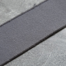 Манжет трикотажний довяз для рукавів та коміру сірий