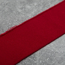 Манжет трикотажний довяз для рукавів та коміру 5,5 см гранат