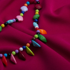 Тканина костюмна Alex малина