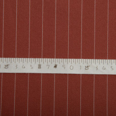 Тканина костюмна набивна Смужка теракот