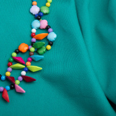 Тканина джинс т/бірюза