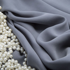 Ткань костюмная Barbie креп сіра