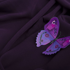 Тканина костюмна Barbie креп баклажан