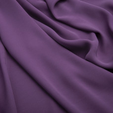 Ткань костюмная Barbie креп темно ліловий