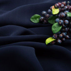 Тканина костюмна Barbie креп темно-синя