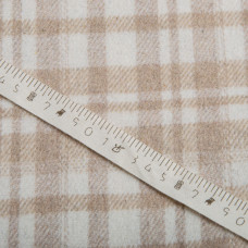 Тканина костюмна Карта беж молоко