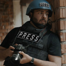 Шеврон на липучці для журналістів Преса Press 2,5х11,5 см см вишитий патч нашивка для працівників медіа та ЗМІ