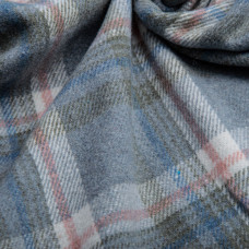 Ткань костюмная Клетка сіра