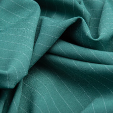 Ткань костюмная DTX-3461 АНРІ полоска т/бірюза