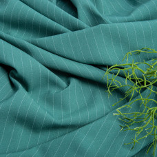 Ткань костюмная DTX-3461 АНРІ полоска т/бірюза