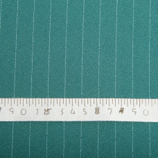 Ткань костюмная DTX-3461 АНРІ полоска т/бірюза