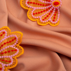 Тканина костюмна Міранда персик