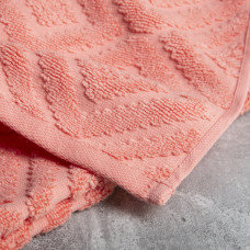 Рушник махровий бавовна Луїза TM IDEIA 70х140 см персик
