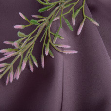 Ткань костюмная атласная Scarlett кавово ліловий
