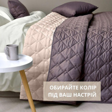 Покривало 210х240 см євро IDEIA стьобане двостороннє якісна стібка мікрофібра на ліжко диван