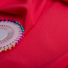 Тканина костюмна Пікачо щільна св/малина