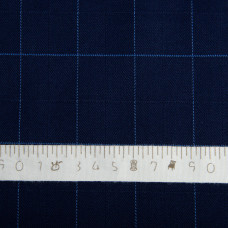 Тканина костюмна Карта синя