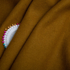 Тканина пальтова Анеля темна олива