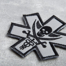 Шеврон на липучці Медик 36 ОГРМП 7,5 см вишитий патч нашивка медика