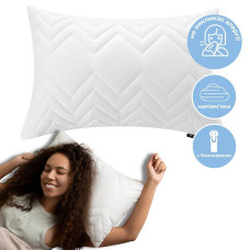 Подушка 40х60 см NORDIC COMFORT+ IDEIA антиалергенна з блискавкою холлофайбер