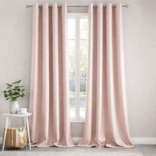 Тканина портьєрна Блекаут Blackout 300 см 270 гр/м2 шторна тканина, тканина для штор, штори, портьєри, ефект затемнення V-17 попіл