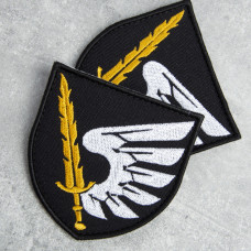 Шеврон на липучці 79-тя окрема десантно-штурмова бригада ЗСУ 8х9,7 см вишитий патч нашивка