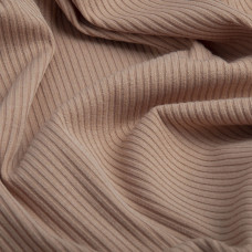 Тканина трикотаж віскоза Смуга 1244 арахіс 300 гр/м2
