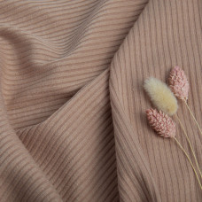 Тканина трикотаж віскоза Смуга 1244 арахіс 300 гр/м2