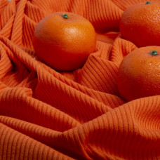 Тканина трикотаж віскоза Смугачка 1500 помаранч 300 гр/м2