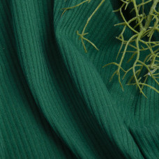 Тканина трикотаж віскоза Смуга 1525 смарагд 300 гр/м2