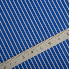 Тканина сорочкова бавовна Смуга т/блакитна