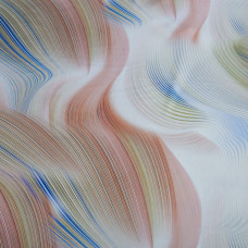 Тканина атлас шовк сатин Armani спектр персик