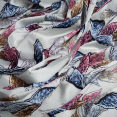 Тканина полум'яна атлас шовк осинь фрез